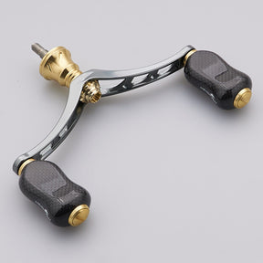 HEIGHTEN 98mm リール ハンドル 21mm カーボン ノブ 搭載 シマノ ダイワ 通用 スピニングリール用 Gourd Series