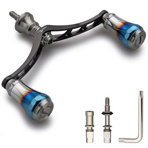 HEIGHTEN V4.0 80/98mm リール ハンドル 航空アルミ製 シマノ ダイワ 通用 スピニングリール 用 Arch Aurora