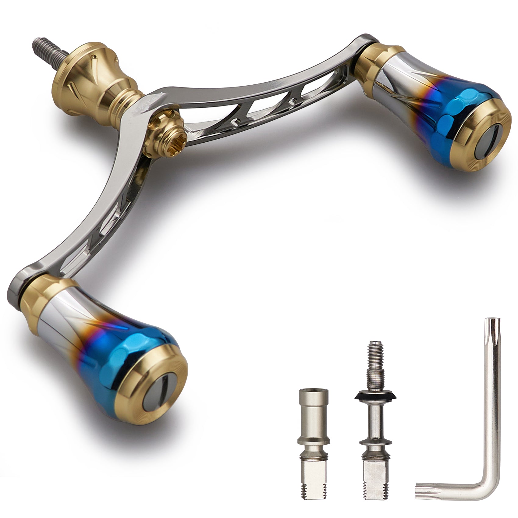 【新品・取外し】SHIMANO シマノ　ハンドル HEIGHTEN V4.0 80/98mm リール ハンドル 航空アルミ製 シマノ