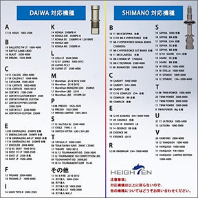 HEIGHTEN 90mm リール ハンドル(ノブ無し)